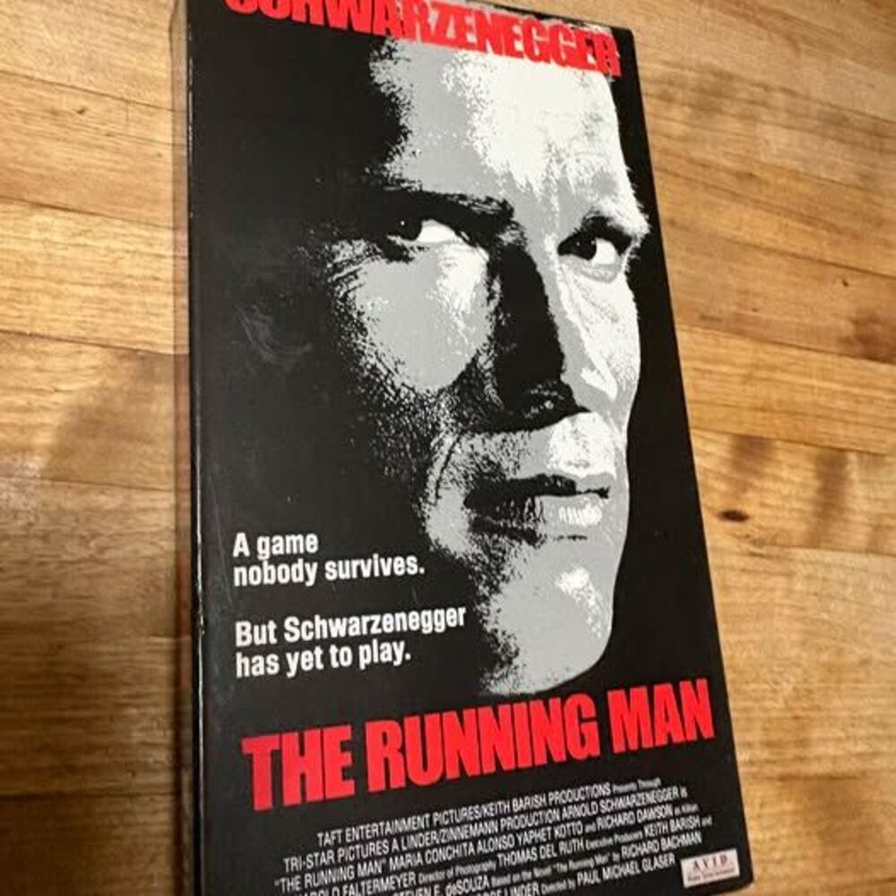 The Running Man on VHS